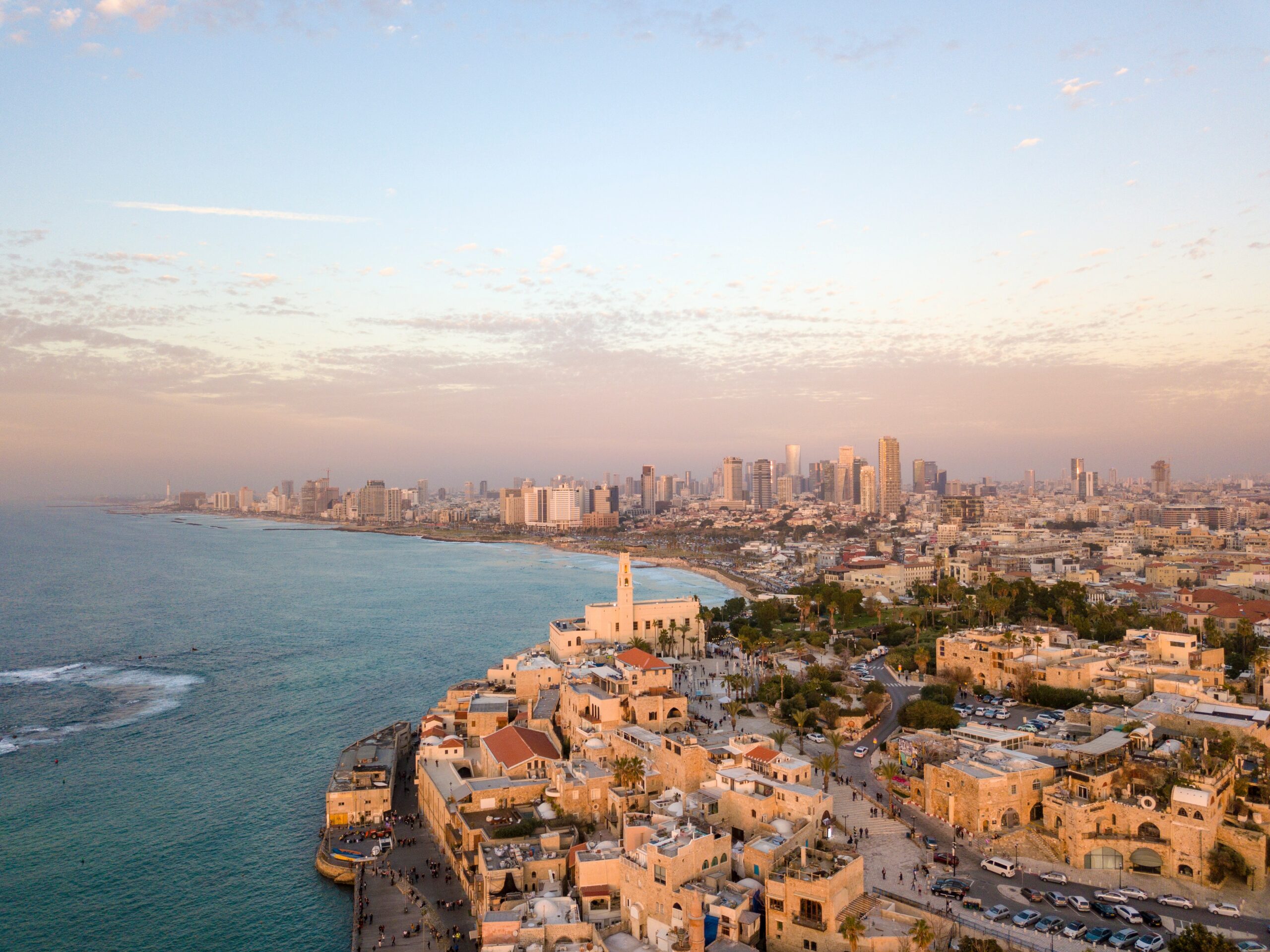 Vue aérienne de Tel Aviv